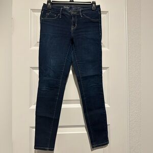 Mossimo Dark Blue Mid Rise Jegging Sz 4S